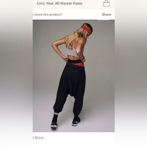 Free People harem pant size xl. NWOT